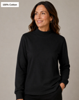 Essential Cotton Long Sleeve - Black Corfu Jeans