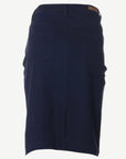 Ink Blue Knee-Length Skirt Corfu Jeans