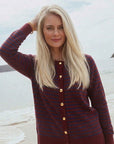 Mulberry Navy Striped Knit Cardigan Corfu Jeans