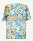 Aqua Tango Soft Print Top Corfu Jeans