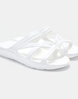 Bio-Strap Arch Support Slide - White Freeworld Australia