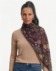 Multi-Colour Circles Printed Scarf Corfu Easy Living