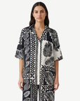 Indigo Printed Relaxed Shirt Corfu Jeans