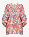 Fresh Fusion Soft Print Blouse Corfu Jeans