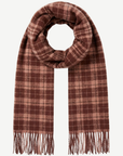 Powder Pink Checkered Winter Scarf Corfu Easy Living