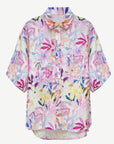 Delicate Blossom Linen Short Sleeve Shirt Corfu Jeans