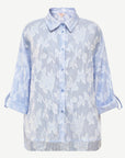 Floral Stripe Cotton Shirt Corfu Jeans