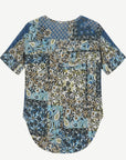 Stripes and Dots Soft Print Top Corfu Jeans