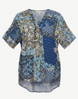 Stripes and Dots Soft Print Top Corfu Jeans