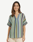 Stripes and Dots Soft Print Top Corfu Jeans