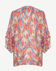Fresh Fusion Soft Print Blouse Corfu Jeans