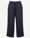 Indigo Linen Drawstring Pants Corfu Jeans