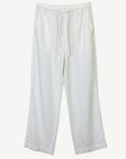 White Linen Drawstring Pants Corfu Jeans