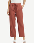 Damask Gold Linen Pants Corfu Jeans