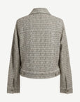 Summer Geo Linen Printed Long Sleeve Jacket Corfu Jeans