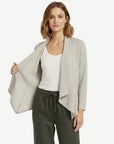 Sand Linen Drape Jacket Corfu Jeans