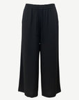 Black Soft Dressing Wide Leg Elasticated Pants Corfu Jeans