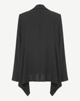 Black Soft Dressing Drape Front Jacket Corfu Jeans