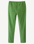 Granite Green Coloured Denim Twill Pants Corfu Jeans