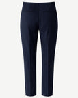 French Navy Stretch Sateen Tapered Pants Corfu Jeans