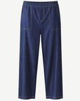 Denim Blue Tencel Wide Leg Pant Corfu Jeans