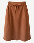 Cocoa Bean Cool Lightweight Cotton Skirt Corfu Jeans
