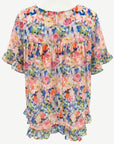Breezy Blooms Soft Print Blouse Corfu Jeans