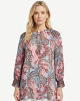 Cotton Candy Soft Print Blouse Corfu Jeans