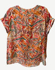 Coastal Muse Soft Print Top Corfu Jeans