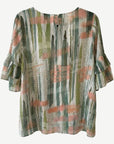 Crystal Drift Soft Print Blouse Corfu Jeans