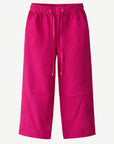 Gypsy Pink Cropped Linen Pants Corfu Jeans
