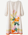 Soft Horizon Printed Linen Midi Dress Corfu Jeans
