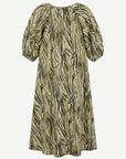 Abstract Animal Linen Midi Dress Corfu Jeans