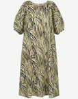 Abstract Animal Linen Midi Dress Corfu Jeans