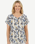 Ink Leopard Button Front Layered Top (Copy) Corfu Jeans