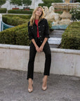 Audrey Black Stretch Denim Jeans Corfu Easy Living