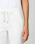 White Elasticated Drawstring Stretch Denim Jeans Corfu Jeans