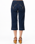 Razeena Heritage Wash Mid Rise Easy Fit Pedal Pusher Jeans Corfu Jeans