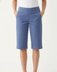 Blue Jean Essential Stretch Knee-Length Shorts Corfu Jeans