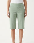 Soft Fern Essential Stretch Knee-Length Shorts Corfu Jeans