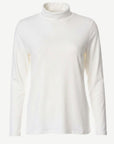 Winter White Long Sleeve Turtleneck Top Corfu Jeans