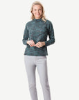 Teal Knit Long Sleeve Top Corfu Easy Living