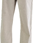W2411159 ECRU STRETCH CORD PANTS Corfu Jeans