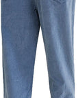 W2412327 TEAL STRETCH CORD PANTS Corfu Jeans