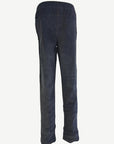BLACK STRETCH CORD PANTS Corfu Jeans