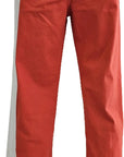 W2412328 BRIGHT PAPAYA COLOURED DENIM TWILL PANTS Corfu Jeans