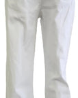 W2412328 WHITE COLOURED DENIM TWILL PANTS Corfu Jeans