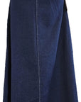 W2418719 INDIGO MICRO KNIT DENIM SKIRT Corfu Jeans