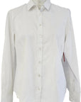 W2426352 WHITE OXFORD COTTON RICH SHIRT Corfu Jeans