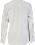 W2426352 WHITE OXFORD COTTON RICH SHIRT Corfu Jeans